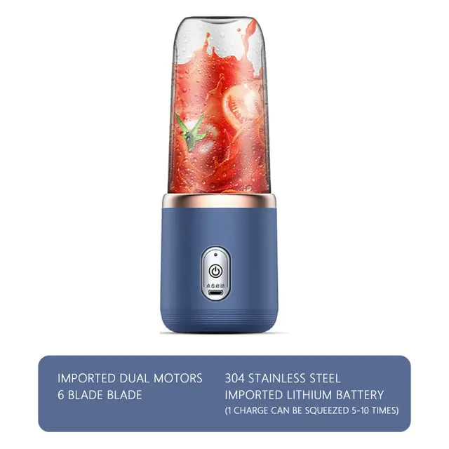  6 Blades Portable Juicer Blender