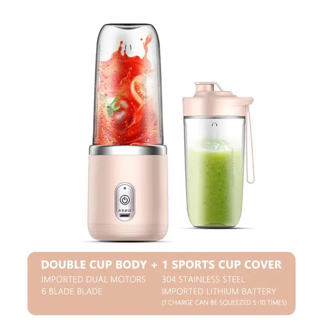  6 Blades Portable Juicer Blender