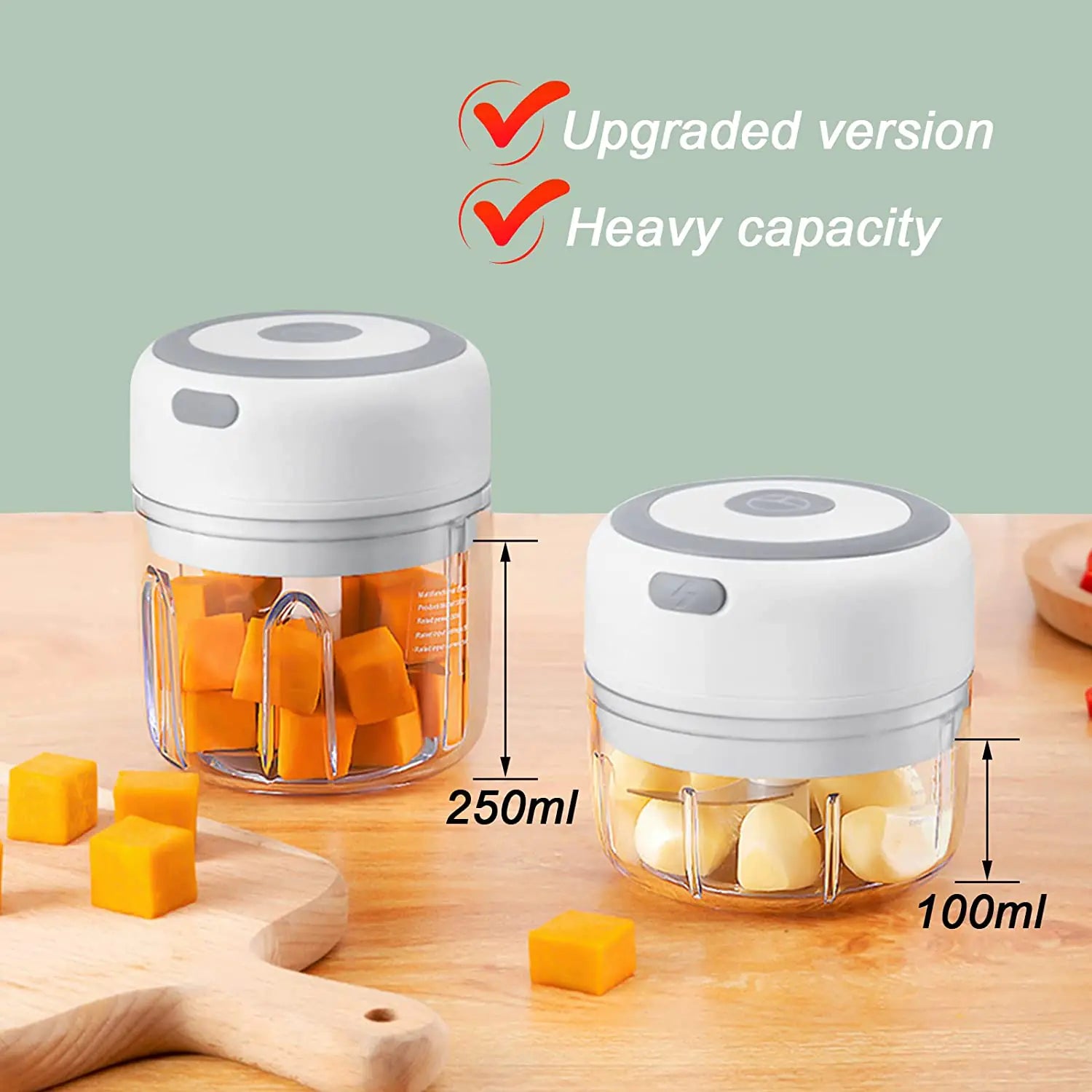  Mini Electric Garlic Chopper